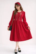 پیراهن گلدوزی شده کد 3034 - Image 5