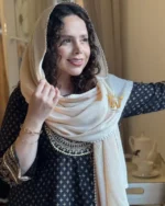 شال دورسکه کرم استخونی شاین کد 2367 - Image 2
